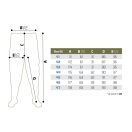 Delphin HRON Pants derékig érő gázlónadrág 44