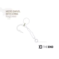 Delphin The End MIcro Swivel with Rings mikró forgó karikával