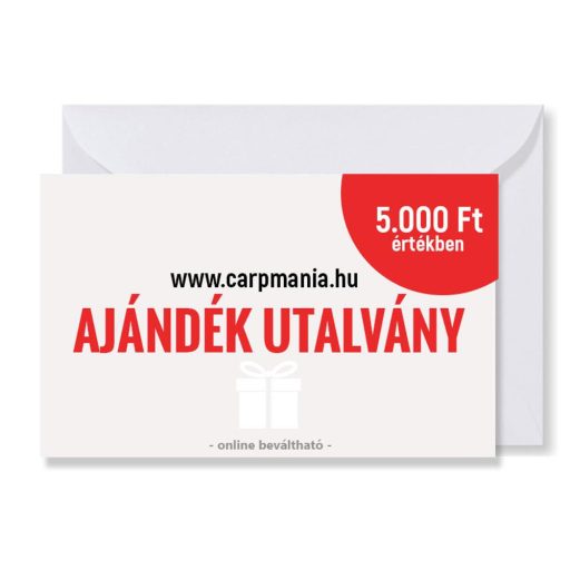 Carpmania ajándék utalvány 5.000.- Ft