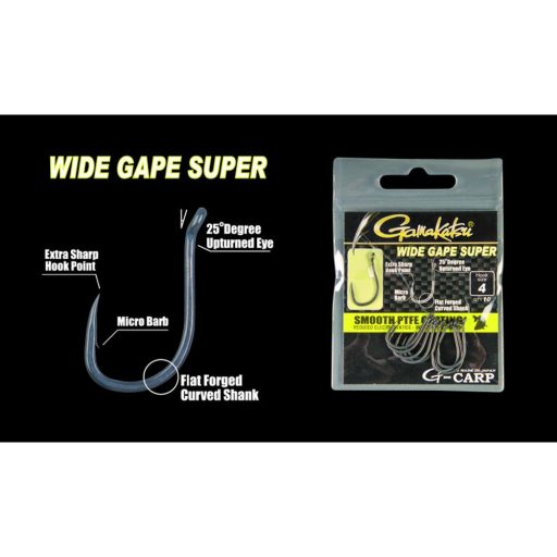 Gamakatsu Wide Gape Super pontyozó horog 4