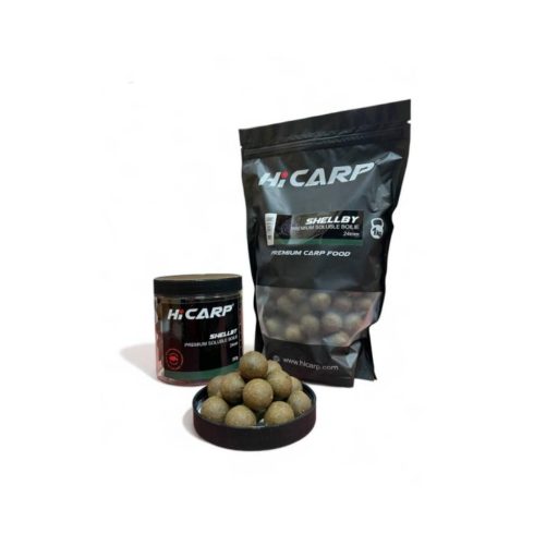 HiCarp Soluble Shellby Boilie oldódó halas-kagylós bojli 24mm 350gr