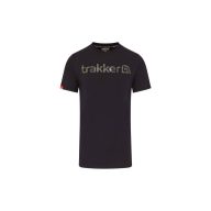 Trakker CR Logo T-Shirt Black Camo póló