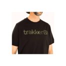Trakker CR Logo T-Shirt Black Camo póló
