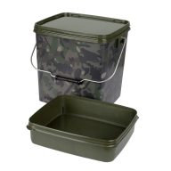   Trakker 13 Ltr Camo Square Container inc tray 13 literes vödör tálcával
