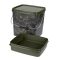 Trakker 13 Ltr Camo Square Container inc tray 13 literes vödör tálcával