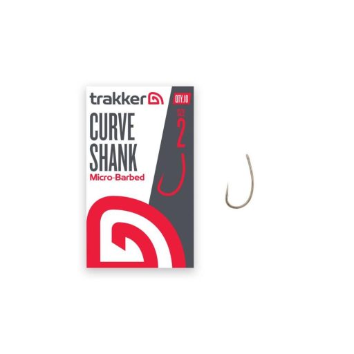 Trakker Curve Shank Hooks pontyozó horog