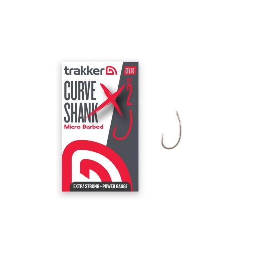 Trakker Curve Shank XS Hooks extra erős pontyozó horog
