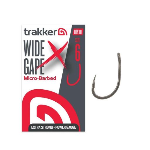Trakker Wide Gape XS Hook extra erős pontyozó horog