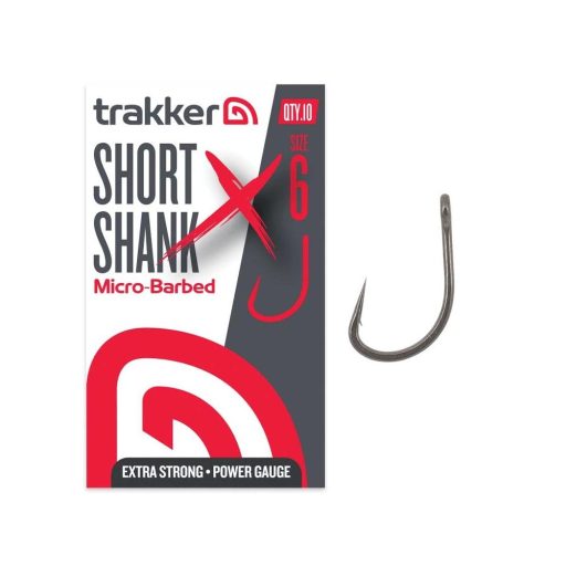Trakker Short Shank pontyozó horog