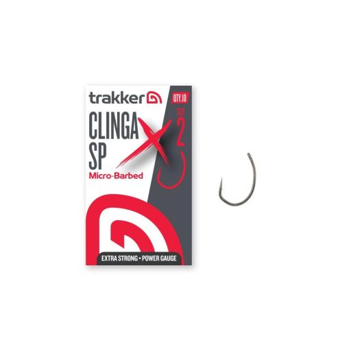 Trakker Clinga SP XS Hooks extra erős pontyozó horog