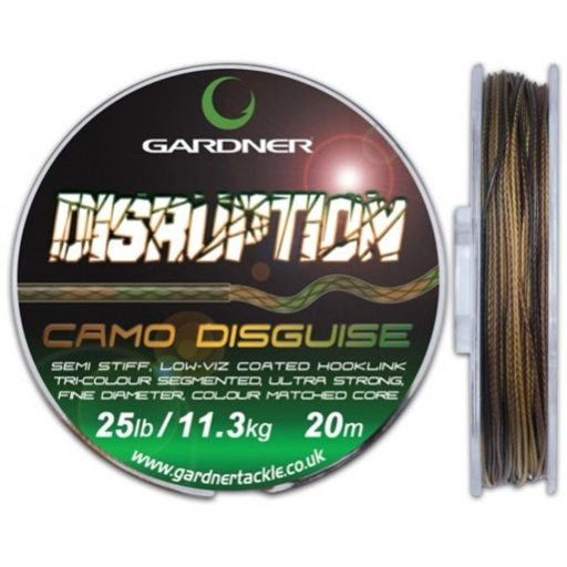 Gardner Disruption előkezsinór barna/fekete 15lb