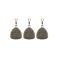 Avid Carp Flat Pear Swivel Lead ólom