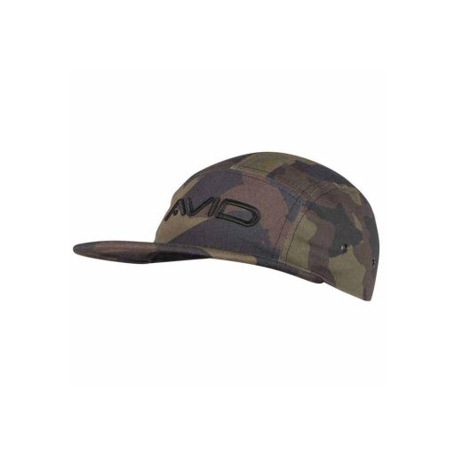 Avid Carp Camo 5 Panel Cap baseball sapka