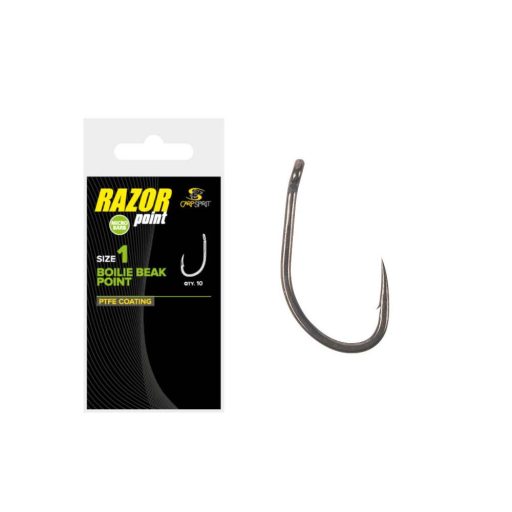 Carp Spirit Razor Point Boilie Beak Point Hook pontyozó horog