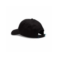 Nash Square Print Baseball Cap sapka Black