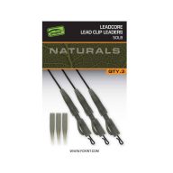   Fox Naturals Leadcore Power Grip Lead Clip Leaders leadcore szerelék 3 db