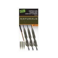 Fox Edges Naturals Copper-Core Power Grip Lead Clip Leaders 