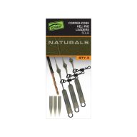 Fox Edges Naturals Copper-Core Heli Rig Leaders 3db