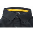 Fox Collection Black & Orange Polo Shirt galléros póló
