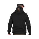 Fox Collection LW Black/Orange Hoody könnyű kapucnis felső