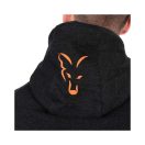 Fox Collection LW Black/Orange Hoody könnyű kapucnis felső