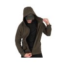 Fox Collection LW Green/Black Hoody könnyű kapucnis felső