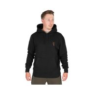 Fox Collection Black & Orange Hoodie kapucnis felső