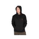 Fox Collection Black & Orange Hoodie kapucnis felső