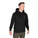 Fox Collection Black & Orange Hoodie kapucnis felső