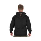 Fox Collection Black & Orange Hoodie kapucnis felső