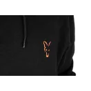 Fox Collection Black & Orange Hoodie kapucnis felső