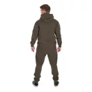 Fox Collection Green & Silver Hoodie kapucnis felső