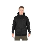   Fox Collection Soft Shell Jacket Black & Orange kapucnis kabát