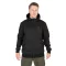 Fox Collection Soft Shell Jacket Black & Orange kapucnis kabát