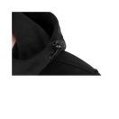 Fox Collection Soft Shell Jacket Black & Orange kapucnis kabát
