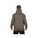 Fox Collection Soft Shell Jacket Green & Black kapucnis kabát
