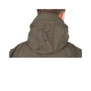 Fox Collection Soft Shell Jacket Green & Black kapucnis kabát