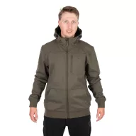 Fox Collection Soft Shell Jacket Green & Black kapucnis kabát