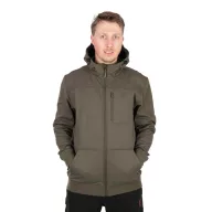 Fox Collection Soft Shell Jacket Green & Black kapucnis kabát