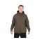 Fox Collection Sherpa Jacket Green & Black bélelt felső