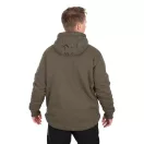 Fox Collection Sherpa Jacket Green & Black bélelt felső