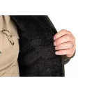 Fox Collection Sherpa Jacket Green & Black bélelt felső