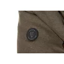 Fox Collection Sherpa Jacket Green & Black bélelt felső