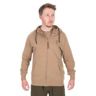   Fox Collection LW Zip Hoody Tan Ltd cipzáras kapucnis felső S
