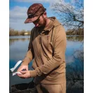 Fox Collection LW Zip Hoody Tan Ltd cipzáras kapucnis felső S