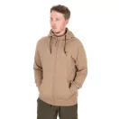 Fox Collection LW Zip Hoody Tan Ltd cipzáras kapucnis felső M