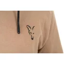 Fox Collection LW Zip Hoody Tan Ltd cipzáras kapucnis felső M