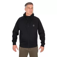 Fox Collection Zipped Hoody Black cipzáras felső S