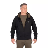Fox Collection Zipped Hoody Black cipzáras felső S