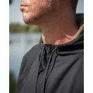 Fox Collection Zipped Hoody Black cipzáras felső M